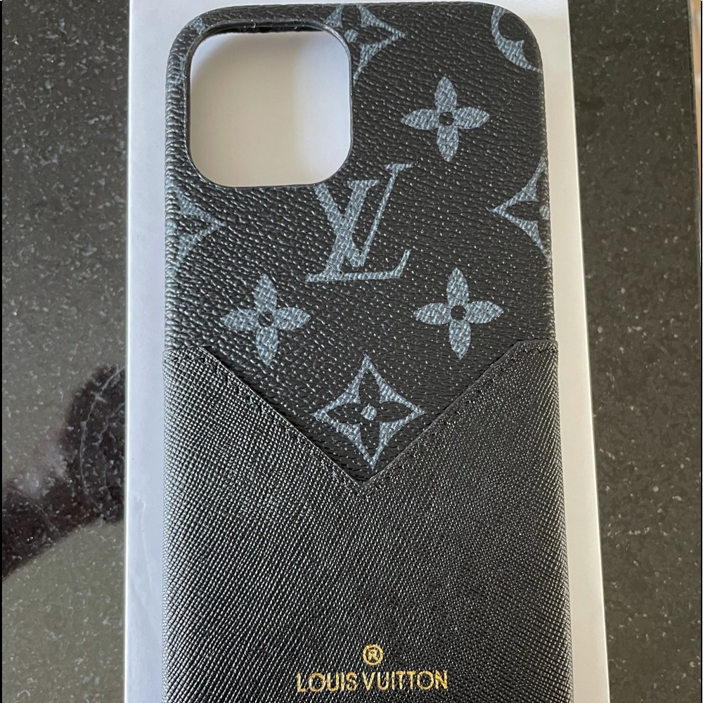Black Louis Vuitton iPhone Case
